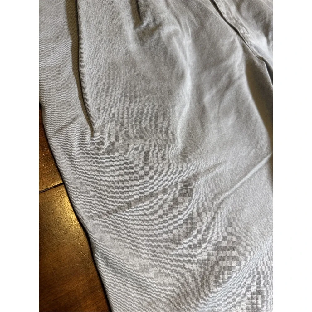 VTG 90s Dockers Mens 38x30 Gray Pleated Front Chino Pants USA Made